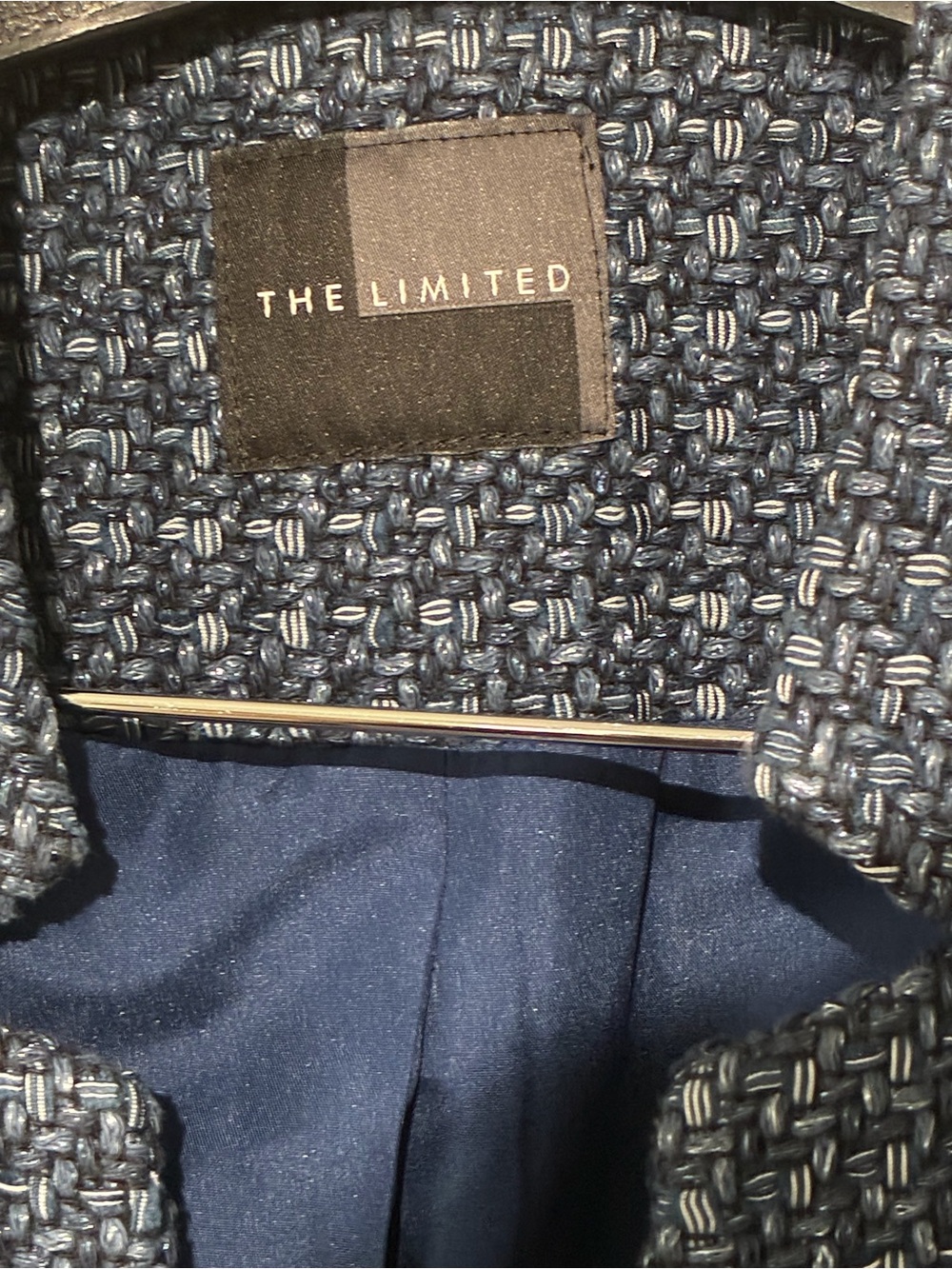The Limited Men's Navy Woven Sport Coat